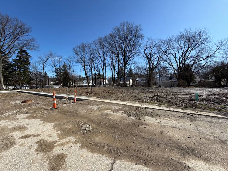 The St. John Meadow development site, behind St. John Lutheran Church on Mayfield Road near South Green Road.